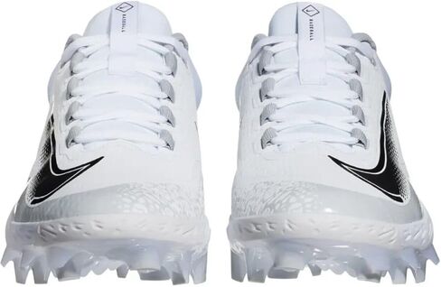 Nike Men's Alpha Huarache Elite 4 Low MCS 'White-Grey-Black' Baseball Cleats (FD6255-100) -Size 7 in Kuwait