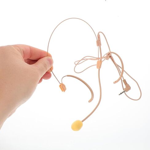 Toddmomy Wired Headset Microphone for Kids, Flexible Boom 3.5mm Jack Mic for Voice Amplifier, Singing Stage School Events Costume Prop for Young Performers in Kuwait