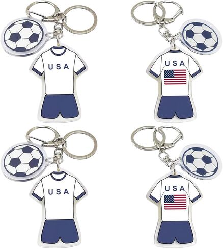 2026 World Cup Soccer Keychain Mini Backpack keychain Mini Soccer Party FavorsFootball Fan Gift & Souvenir (4PCS) in Kuwait