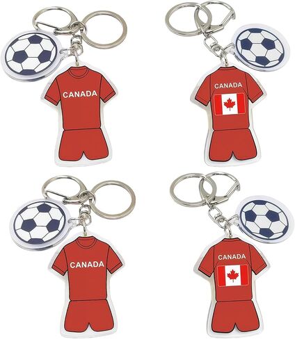 2026 World Cup Soccer Keychain Mini Backpack keychain Mini Soccer Party FavorsFootball Fan Gift & Souvenir (4PCS) in Kuwait