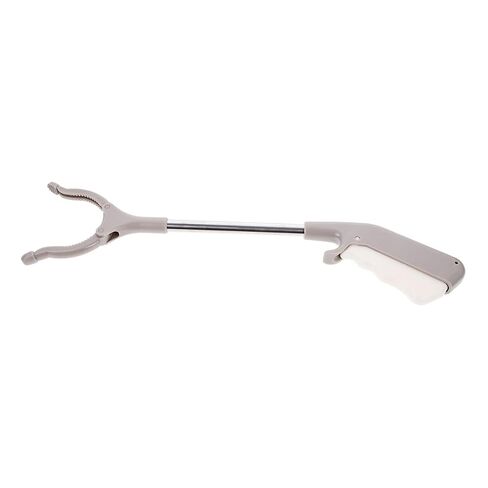 DOITOOL 60cm Stainless Steel Garbage Clamp Trash Picker Litter Grabber Tool with Plastic Grip for Outdoor Sanitation and Waste Pickup – in Kuwait