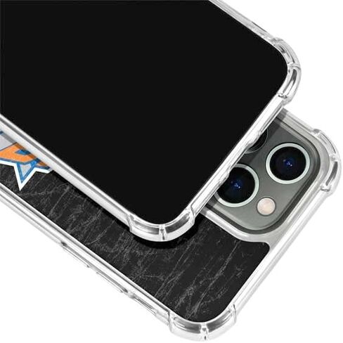 Skinit Clear Phone Case Compatible with iPhone 14 Pro - Officially Licensed NBA New York Knicks Black Secondary Logo Design in Kuwait