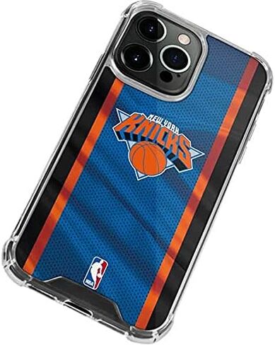Skinit Clear Phone Case Compatible with iPhone 13 Pro Max - Officially Licensed NBA New York Knicks Away Jersey Design in Kuwait
