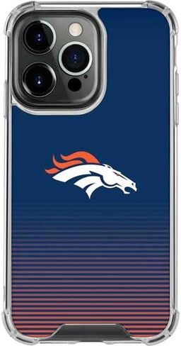 حافظة هاتف Skinit الشفافة متوافقة مع iPhone 15 Pro - تصميم منفصل مرخص رسميًا من NFL Denver Broncos in Kuwait