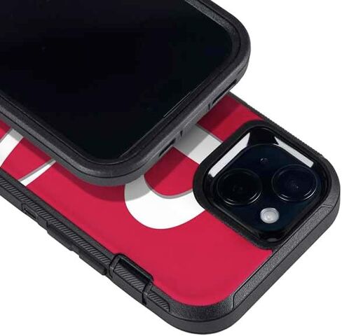 ملصق هاتف Skinit متوافق مع OtterBox Defender iPhone 13 - تصميم شعار كبير مرخص رسميًا من NBA Houston Rockets in Kuwait