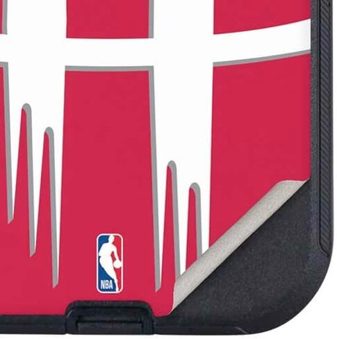 ملصق هاتف Skinit متوافق مع OtterBox Defender iPhone 13 - تصميم شعار كبير مرخص رسميًا من NBA Houston Rockets in Kuwait