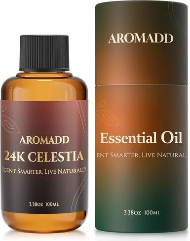Aromadd 24K Celestia Diffuser Oil مستوحى من رائحة الفندق الفاخرة 3.38 Fl Oz (100 مل) ، Diffuser و Hotel Hotel Diffuser Oil ، ناشر الزيت الأساسي للعلاج العطري ، الطويل الأمد in Kuwait