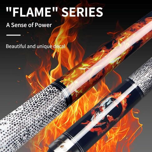 Kmise Professional Pool Cue Stick, 18 19 20oz Canadian Maple Cue Sticks, Low Deflection Shaft with Telescopic Extension Cue in Kuwait