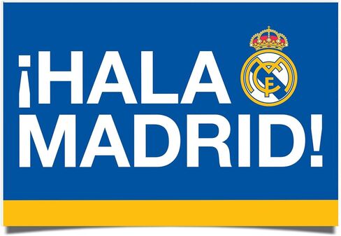 Desert Cactus Real Madrid FC Poster Los Blancos Madridistas Football Soccer 11 x 17 Inch Room Office Décor Decoration Official Fan Gear (11x17 inch,Version D) in Kuwait