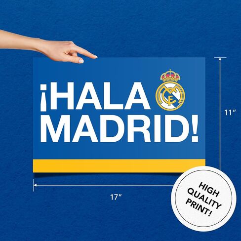 Desert Cactus Real Madrid FC Poster Los Blancos Madridistas Football Soccer 11 x 17 Inch Room Office Décor Decoration Official Fan Gear (11x17 inch,Version D) in Kuwait