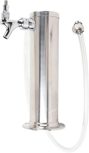Stainless Steel Draft Beer Tower, Single Tap 3 Inch Column for Parties Pubs Restaurants in Kuwait