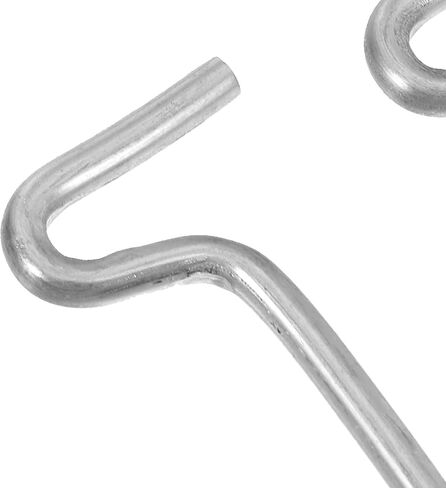 Housoutil 100pcs Zinc Plated Iron Window Hook Latch with Triangular Bracket Design and High Load Capacity, Multifunctional Cabin Door Hook Locks for Doors and Gates Security in Kuwait