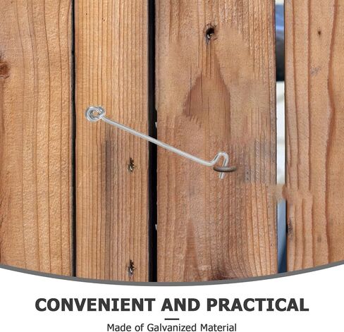 Housoutil 100pcs Zinc Plated Iron Window Hook Latch with Triangular Bracket Design and High Load Capacity, Multifunctional Cabin Door Hook Locks for Doors and Gates Security in Kuwait