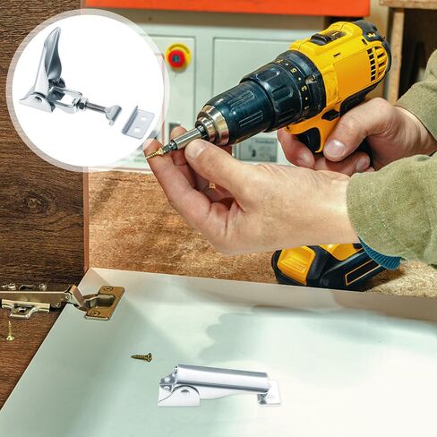 Outanaya Adjustable Latch Hook Locks with Reserved Screw Holes for Mechanical Device Use, Stainless Steel Alloy Sturdy and Resistant to Deformation and Fading, Replacement Hardware in Kuwait