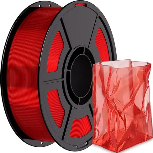 IEMAI HF PLA 3D Printer Filament 1.75mm, High Flow Transparent Filament, ±0.02mm Dimensional Accuracy, Smooth Stable Printing for FDM 3D Printers, PLA Transparent in Kuwait