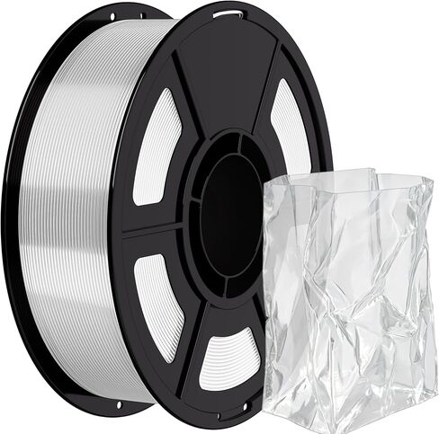 IEMAI HF PLA 3D Printer Filament 1.75mm, High Flow Transparent Filament, ±0.02mm Dimensional Accuracy, Smooth Stable Printing for FDM 3D Printers, PLA Transparent in Saudi Arabia