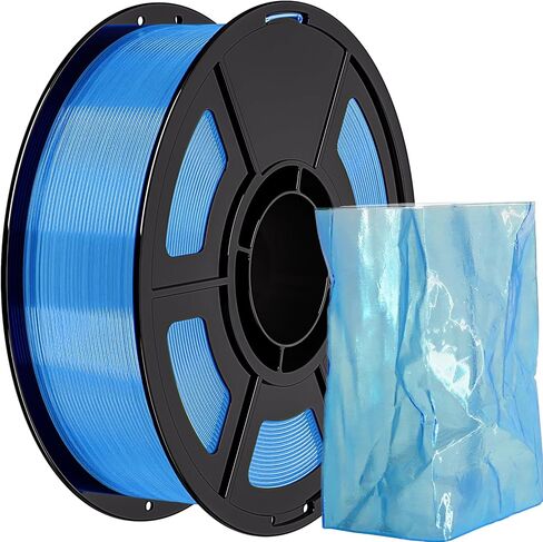 IEMAI HF PLA 3D Printer Filament 1.75mm, High Flow Transparent Filament, ±0.02mm Dimensional Accuracy, Smooth Stable Printing for FDM 3D Printers, PLA Transparent in Saudi Arabia