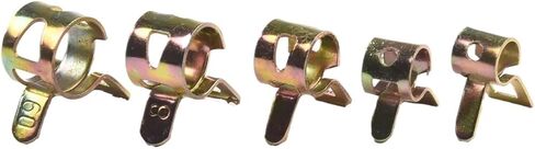 50Pcs/set Tube Clamps New 5/6/7/8/9mm Car Auto Spring Clip Fuel Oil Water Hose Pipe Tube Clamp Fastener 5 Sizes Parts parts in Kuwait