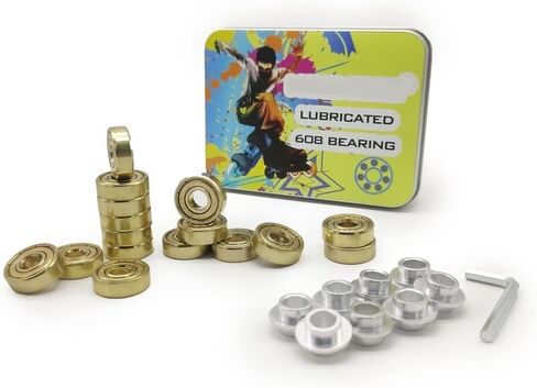 Bearings ABEC-9 High Speed 608zz Skates Bearing for Inline Roller Shoes Skateboard Scooter 608 Spacer in Kuwait