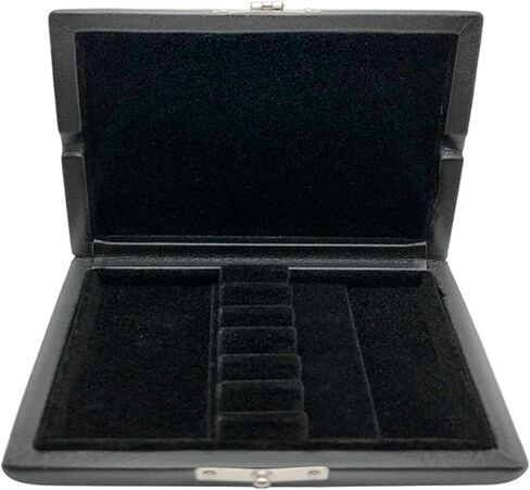 Oboe Case Holder for 6, Leather Wooden Storage Box with Felt Interior, Protection for Double Instrument Accessories in Kuwait