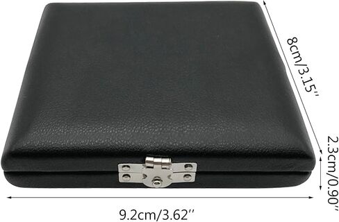 Oboe Case Holder for 6, Leather Wooden Storage Box with Felt Interior, Protection for Double Instrument Accessories in Kuwait