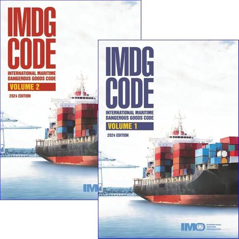 Labelmaster IMDG Code Amendment 42-24 Maritime Dangerous Goods Regulations Books, Two Volumes, Spanish Edition, IMO0066 Compliance Manual, Vessel Shipping Safety Guide in Kuwait