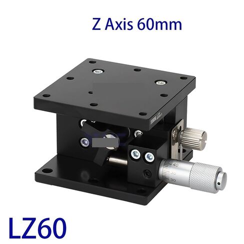 Z Axis 60mm LZ60 Displacement Fine Tuning Platform Height Adjustable Lifts Stage Sliding Table 1Pcs in Kuwait