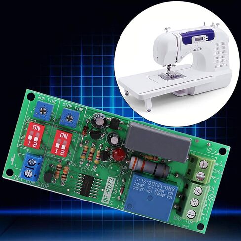 Timer Relay Module, AC100V-250V, Infinite Cycle Timer Delay On/Off Switch, Adjustable 0.5s 1000min, Automatic Operation, Silver Contact, Normally Open, 10A, Screw Mount in Kuwait