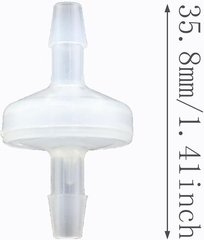 10PCS 4mm Opening Diameter Oil and Ozone Resistant Plastic Check Valve Suitable for Water and Petrol in Kuwait