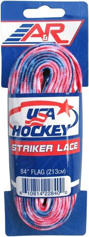 A&R Sports USA Hockey Laces, 84-Inch, USA Flag in Kuwait