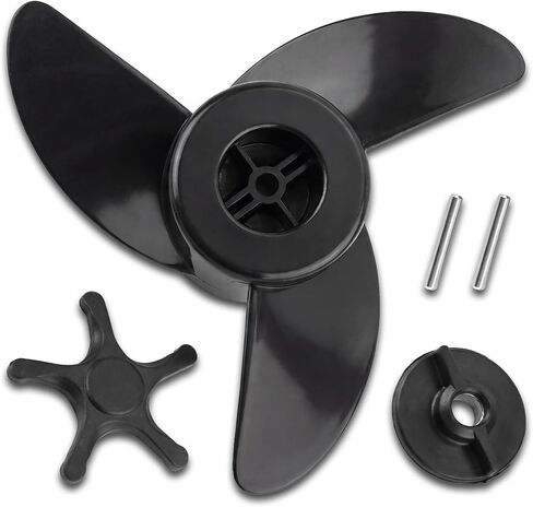 MGA089B Upgrade 3-Blade Trolling Motor Propeller Replacement for MotorGuide - Direct Fit for 3.5" Motors on Xi3, Xi5, W55 Models - High Thrust & Ultra Quiet in Kuwait