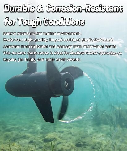 MGA089B Upgrade 3-Blade Trolling Motor Propeller Replacement for MotorGuide - Direct Fit for 3.5" Motors on Xi3, Xi5, W55 Models - High Thrust & Ultra Quiet in Kuwait