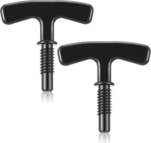 Lasnten 2 Pack Remover for Drain Covers Drain T Puller Shower Drain Removal Tool Drain Gunk Remover Tool Pipe Puller Black Drain Key for Easy Shower Drain Cleaning Bathroom Sink in Kuwait
