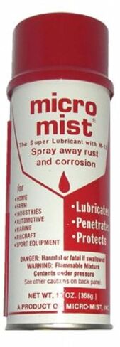 Micro-Mist 480-1615 Foaming Lubricant, 16 oz Aerosol Can, Pale Yellow (Pack of 12) in Kuwait