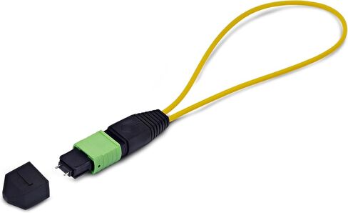 StarTech MPO Loopback Plug, Single Mode 9/125 Male Fiber Adapter, MPO/MTP-APC Connector Loopback Test Plug in Saudi Arabia