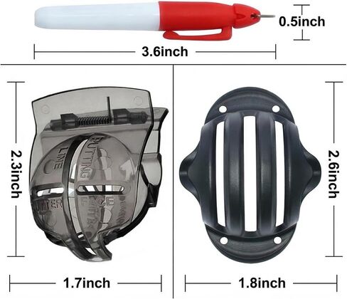 9 Pack Golf Ball Line Marker Tool Set, Golf Ball Alignment Stencil Kit with 4 Color Marker Pens, Precision Putting Alignment and Identification Accessories, Golf Gifts for Men & Women in Kuwait