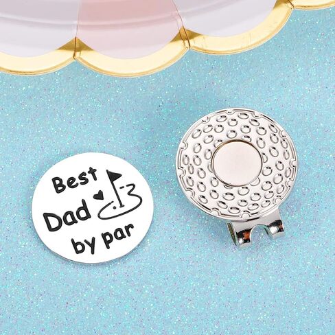 Magnetic Golf Daddy Ball Marker Hat Clip Best Father Day Golf Gifts for Dad Men Gifts from Daughter Son New Dad Birthday Gift for First Time Daddy Christmas Stocking Stuffer Fathers Day Accessories in Kuwait