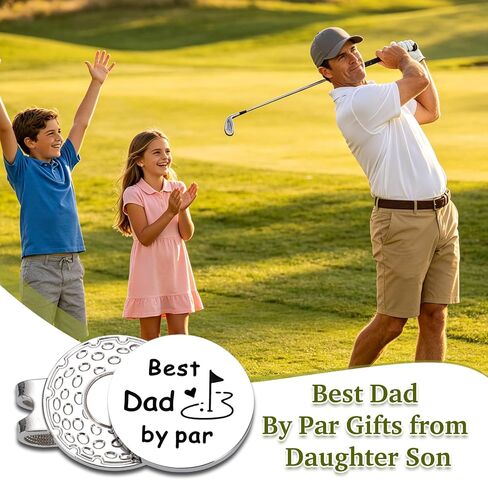 Magnetic Golf Daddy Ball Marker Hat Clip Best Father Day Golf Gifts for Dad Men Gifts from Daughter Son New Dad Birthday Gift for First Time Daddy Christmas Stocking Stuffer Fathers Day Accessories in Kuwait