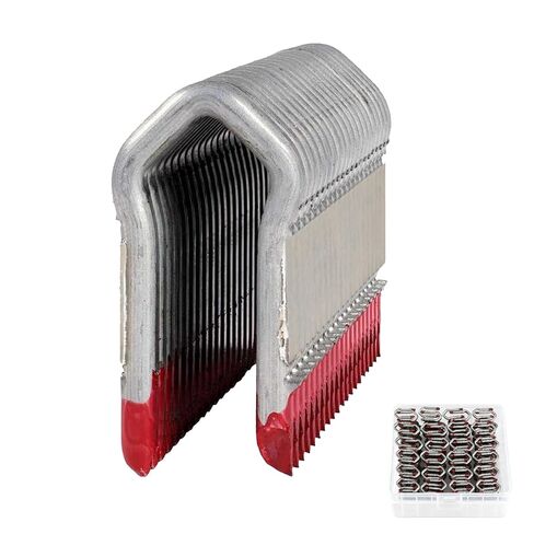 9GA 1-3/4" Galvanized Fence Staples, 960 Ct for Milwaukee 2843-20 | Fits M18 FUEL 2843-22 staplers; zinc-aluminum coated rust defense; divergent barbed legs resist pull-out; jam-free in Kuwait
