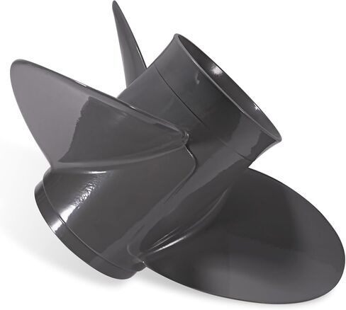 14 × 11 مروحة خارجية للقارب من الألومنيوم لمحركات هوندا 60-130HP، 15 سنًا خددًا، RH، 3 شفرات، تناسب Honda 60HP 75HP 90HP 100HP 115HP 130HP in Kuwait
