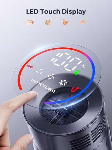 Cordless Vacuum Cleaner, 650W 55Kpa 70Mins Vacuum Cleaners for Home with Auto Mode/LED Display, Self-Standing Cordless Stick Vacuum Lightweight,Rechargeable Cordless Vacuum for Pet Hair/Carpet/Floors in Kuwait