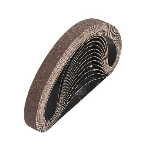 20X520mm Sanding Belt Sander Accessories Abrasive for Metal Wood Furniture Grinding Suitable for Pneumatic Sander 10pcs/Set(80_20 X 520 MM) in Kuwait