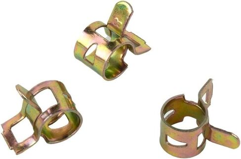 50pcs 5/16" Spring Steel Hose Clamps for 8mm-9mm Fuel Oil Line Vacuum Tube Automotive Cooling System in Kuwait