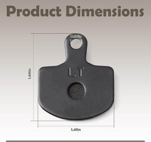 2 Pairs of E-Bike Brake Pads Compatible with ETM RTR Lite Electric Dirt Bike Replacement for ETM RTR Electric Off-Road Bicycles Front and Rear Disc Brake Pad, Strong Braking, Easy to Install in Kuwait