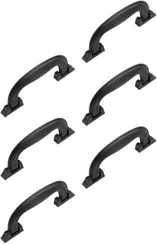 CALLARON 6pcs Black Plastic Suitcase Handle Replacement Luggage Grip Handle Portable and Easy Attachment for Travel and DIY Luggage Case Replacement in Kuwait
