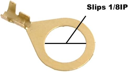 B&P Lamp® Zinc Plated Ground Lug, Slips 1/8 IP, Pack of 10 in Kuwait