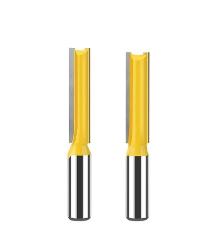 12mm 1/2in Shank Straight Bit Tungsten Carbide Double Flute Router Bits Milling Cutter Woodworking Trimming Tool(12x12.7x38mm) in Kuwait