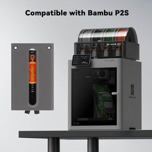 Original Bamboo P2S Feed Buffer, Replacement Filament Buffer, Reduces Tension Fluctuations for Smooth Feeding，Only Compatible with the Bambu Lab P2S 3D Printer in Kuwait