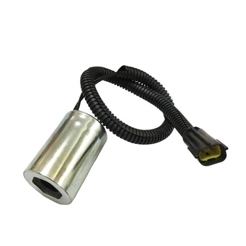 for DH55 60 56-7 Excavator Solenoid Valve Coil Rotary Rotating Pilot Solenoid Valve Excavator Accessories(Round Plug) in Saudi Arabia