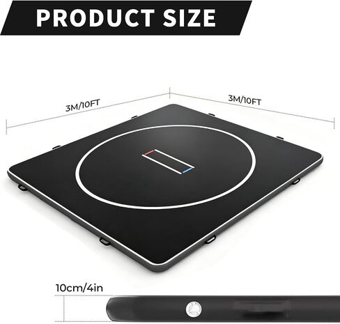 10' x 10' Inflatable Wrestling Mat, 4" Thick PVC Jiu Jitsu Mats Wrestling Mats for Home Outdoor Indoor, Gymnastics Training Mat for BJJ, MMA, Martial Art, Grappling, Boxing, Judo in Kuwait